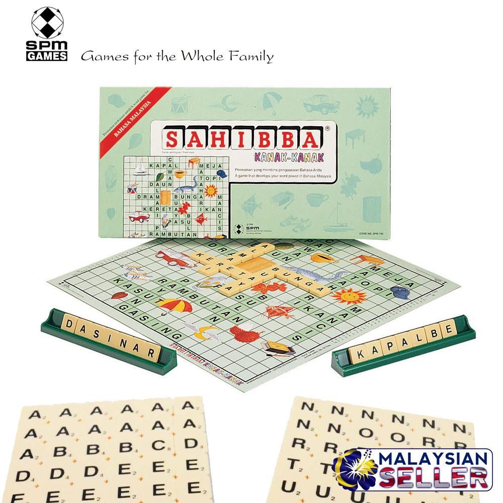 SAHIBBA - Kanak-Kanak [ SPM GAMES ] Kids Children Spelling Board Game ...