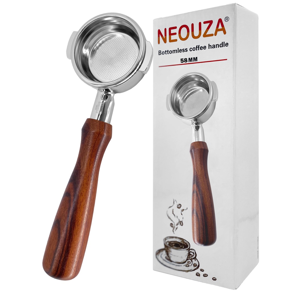 Panier Filtre Espresso 58mm En Inox 304 - 1 Tasse Et 2 Tasses + Filtre Aveugle - Pour Porte-filtre Bottomless E61