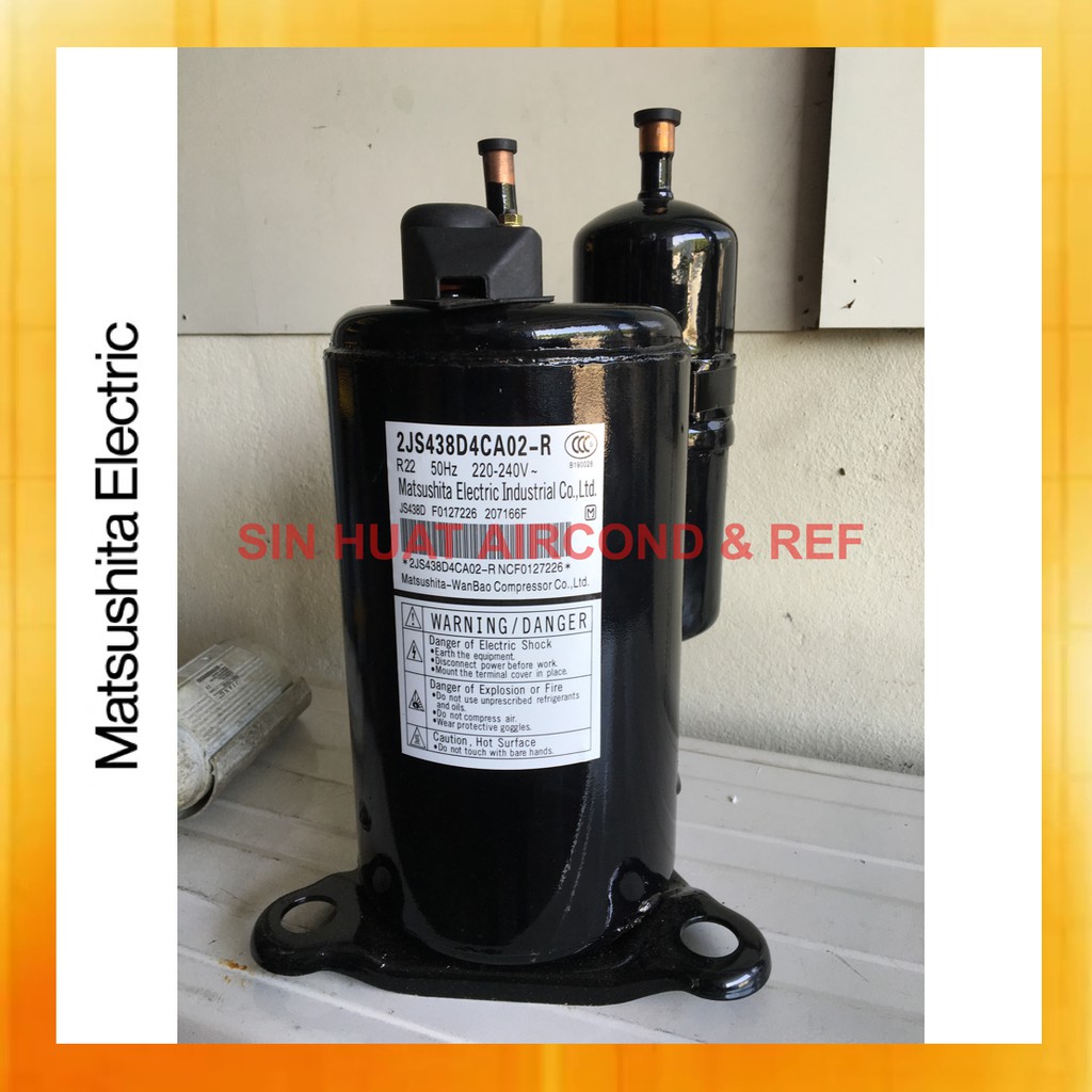MATSUSHITA COMPRESSOR 2.5HP AIRCOND 2JS438D4CA02 / 2JS438D3AA04 ...