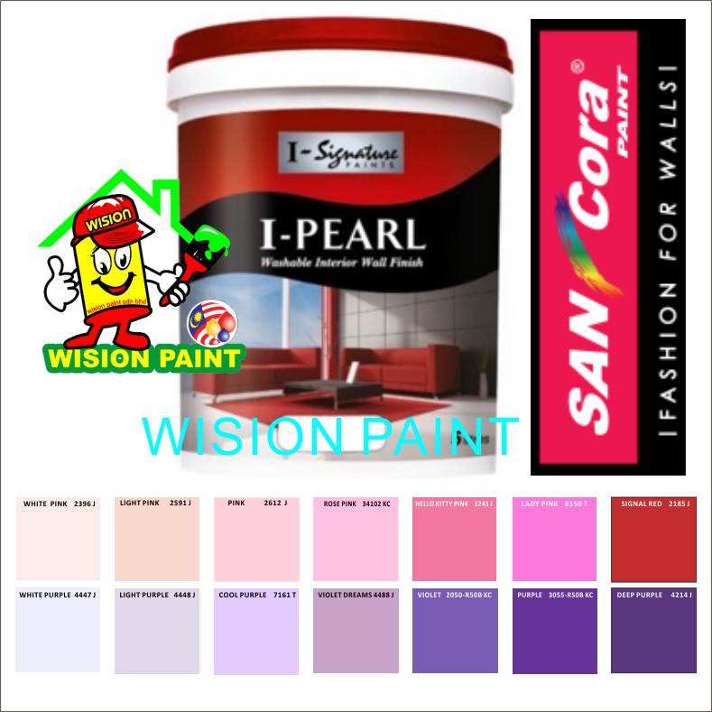 ( 1L ) SANCORA iPEARL WASHABLE INTERIOR WALL FINISH PAINT / PEARL