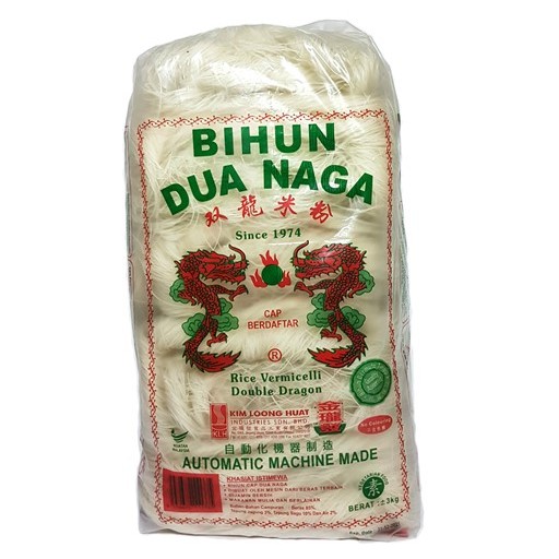 Double Dragon Rice Vermicelli / Bihun Dua Naga / 双龍米粉 / 3kg | Shopee ...