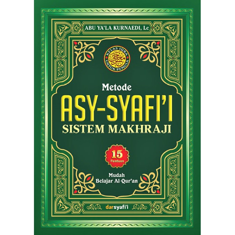 Buku Tajwid Metode Asy Syafii Sistem Makhraji Pustaka Imam Asy