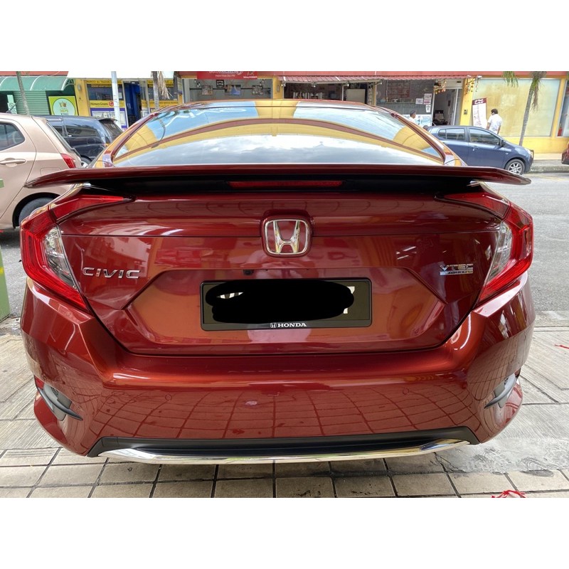 Honda Civic fc rs rear boot trunk spoiler ducktail lip wing 2016 2017
