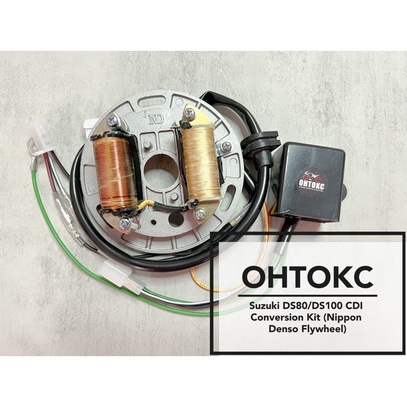 Suzuki DS80/DS100 CDI Conversion Kit(Nippon Denso Flywheel) Shopee