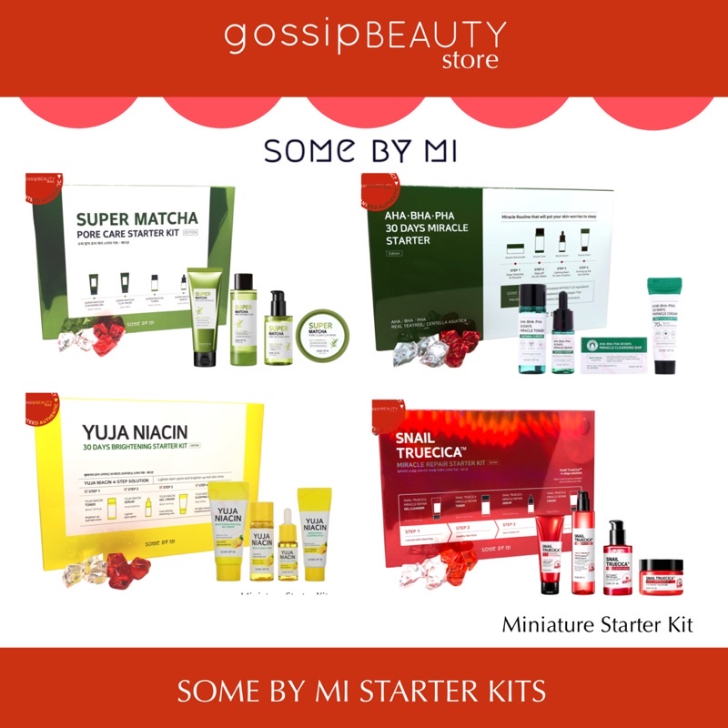 Some By Mi Matcha Starter Kit / Yuja Starter Kit / Miracle Starter Kit