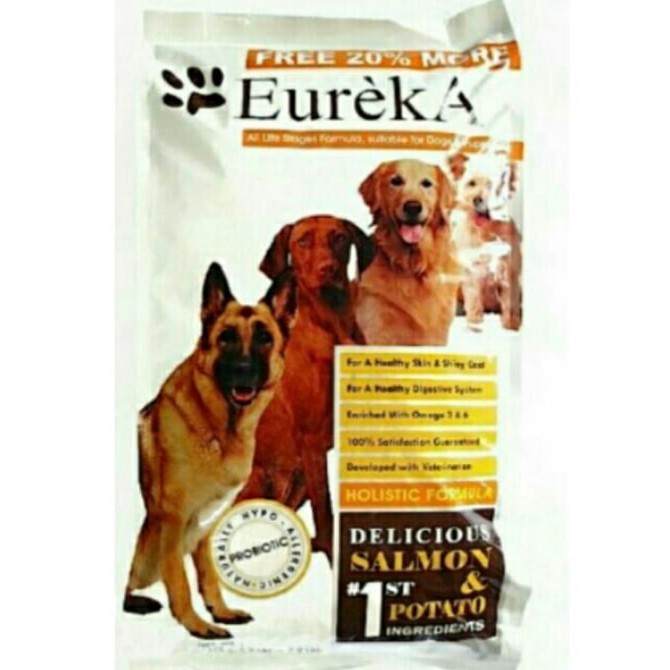 Eureka salmon holistic dog food Repack 1Kg