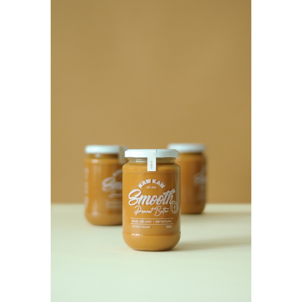  Ready Stock SMOOTH No Sugar Salt KAWKAW SMOOTH PEANUT BUTTER 100 