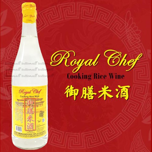 Royal Chef (Yellow) Cooking Rice Wine 640ml (35% Alcohol Volume ...