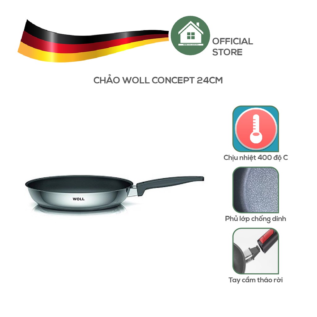 Non-Stick Pan 28 cm Concept 528NC WOLL