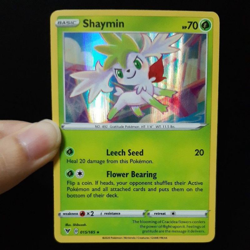 Check the actual price of your Shaymin 015/185 Pokemon card