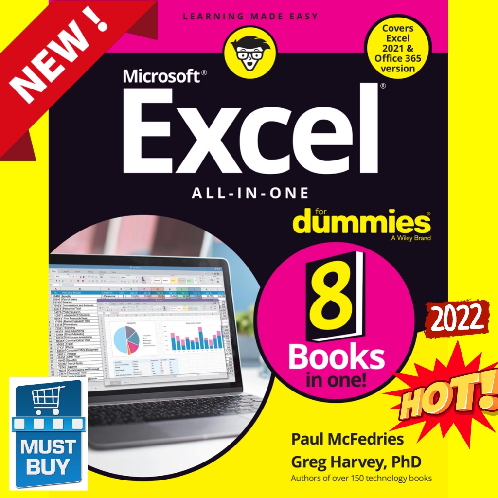 Microsoft Excel AllInOne For Dummies 2022 Shopee Malaysia