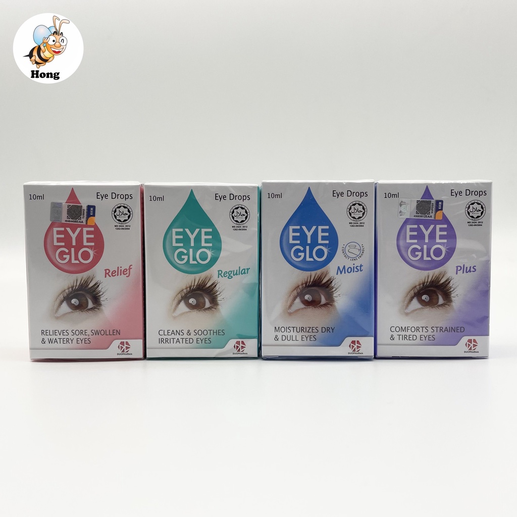 Eye Glo Eye Drops Relief / Regular / Moist / Plus 10ml | Shopee Malaysia