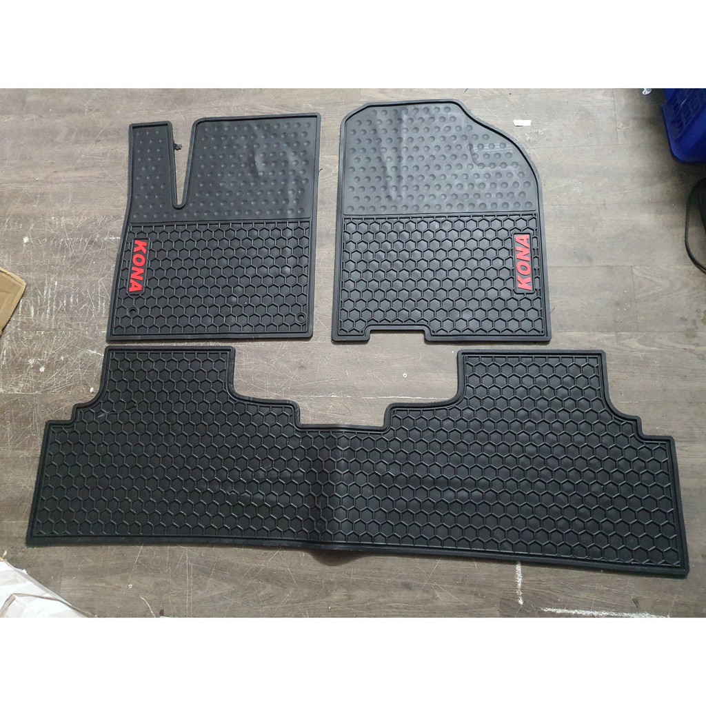 Hyundai Kona Rubber Carpet, Floor Lining According To Kona Car Shopee