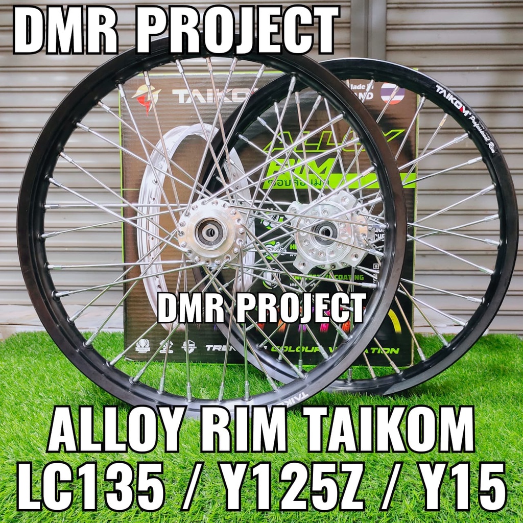 Y15/LC135/Y125Z/EX5/WAVE TAIKOM ALLOY RIM (1.40/1.60X17) HUB ALLOY ...