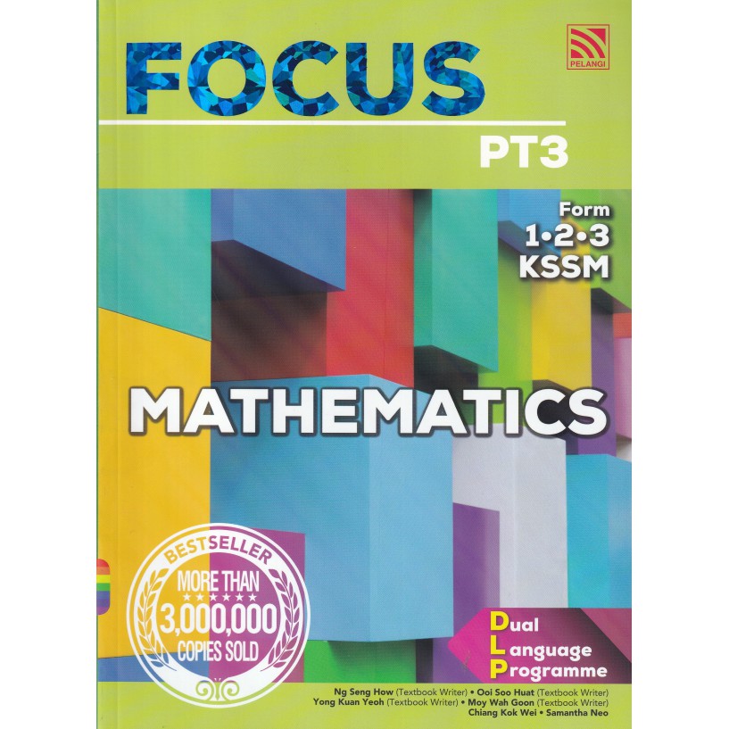 BUKU RUJUKAN PELANGI FOCUS PT3 MATHEMATICS FORM 1-2-3 (english ...