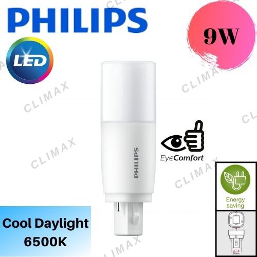 Philips Led Stick (9W/7.5W) (PLC/G24d) (Cool Daylight, 6500K / Warm ...