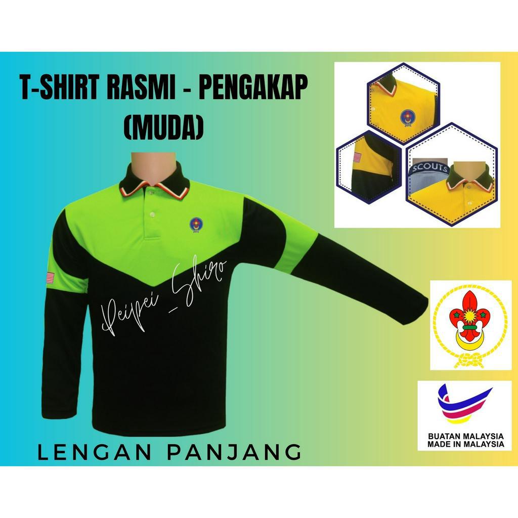 T-SHIRT PENGAKAP MUDA LENGAN PANJANG ORIGINAL | Shopee Malaysia