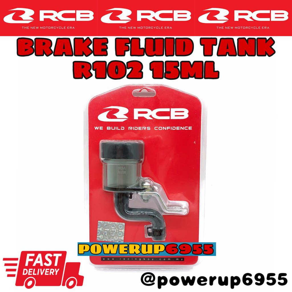 🔥💯ORIGINAL ️ RCB Master Brake Pump Brake Fluid Tank Bottle R102 15ml 🔥READY STOCK🔥 Shopee