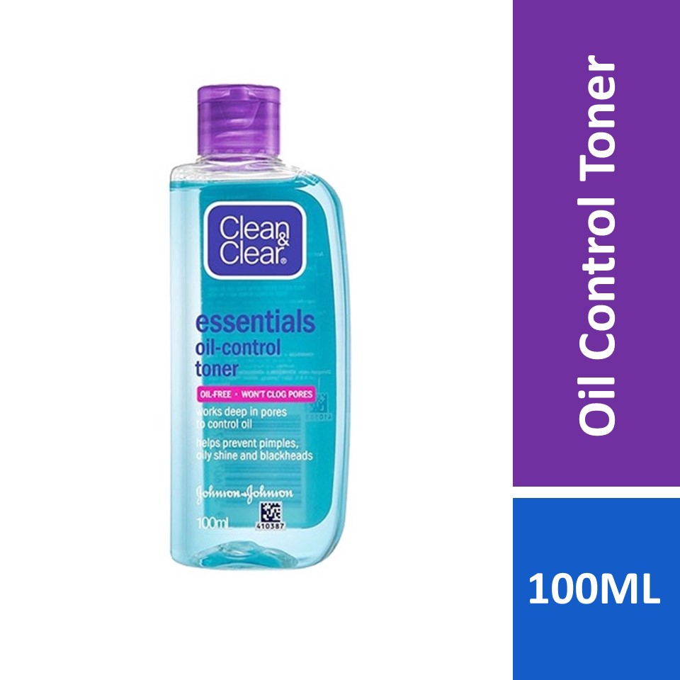 Johnson & Johnson Clean & Clear Acne Clearing Toner, Oil Free, 100 ml.