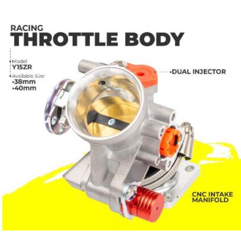 Y16ZR Y15ZR NVX LC135 V8 FASSTEK Racing Throttle Body Set (OVAL BLADE