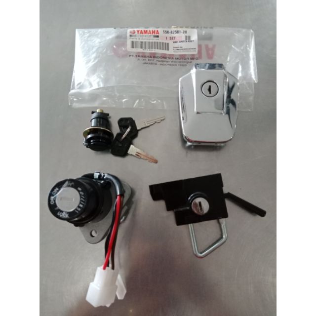 Yamaha rxz hot sale lock set