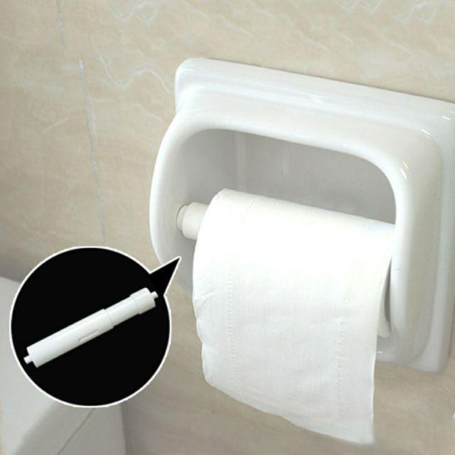 Universal Plastic Spring Loaded Toilet Paper Roll Holder