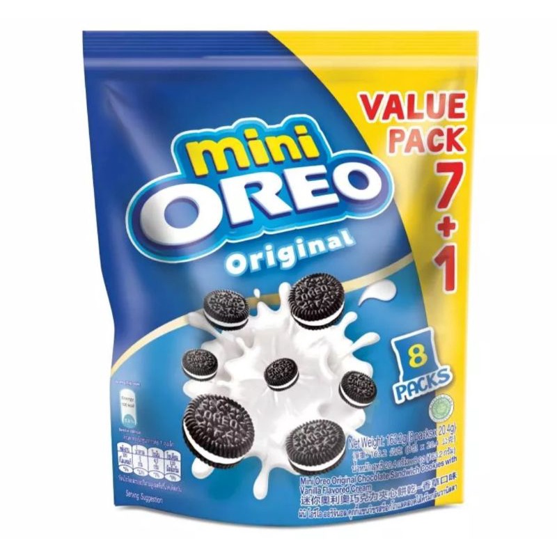 Handy Packs Oreo Chocolate Sandwich Cookies with Vanilla Flavoured ...