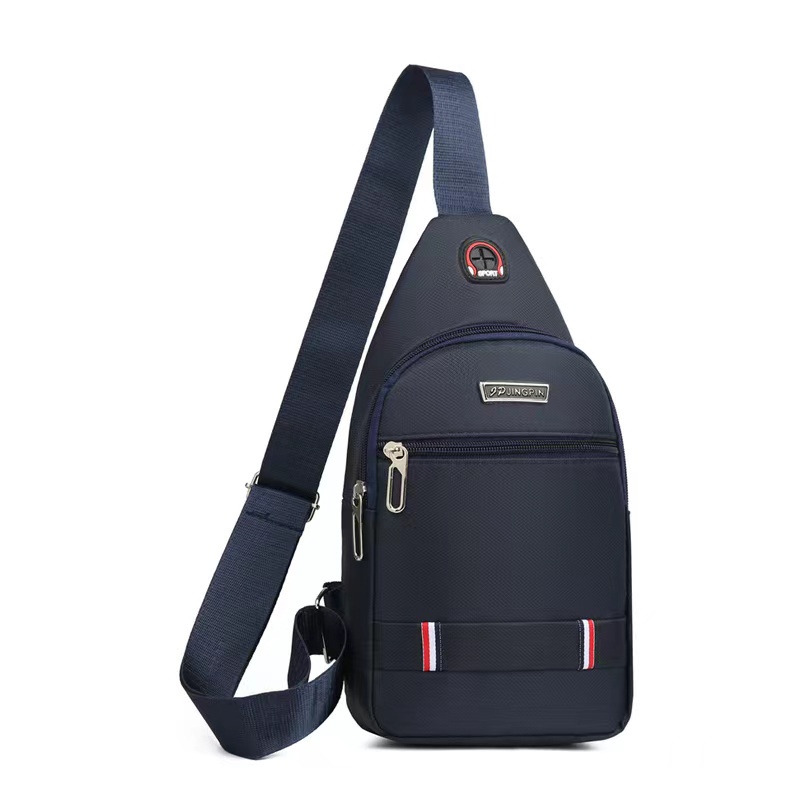 PSB119 READY STOCK Chest Bag Men Backpack Canvas Causal Travel Shoulder ...