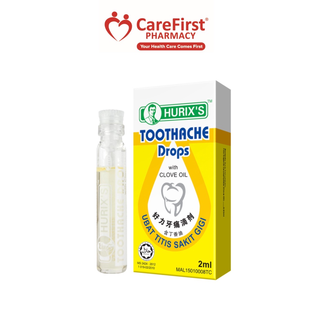 HURIX'S TOOTHACHE DROPS WITH CLOVE OIL 2ML | Shopee Malaysia