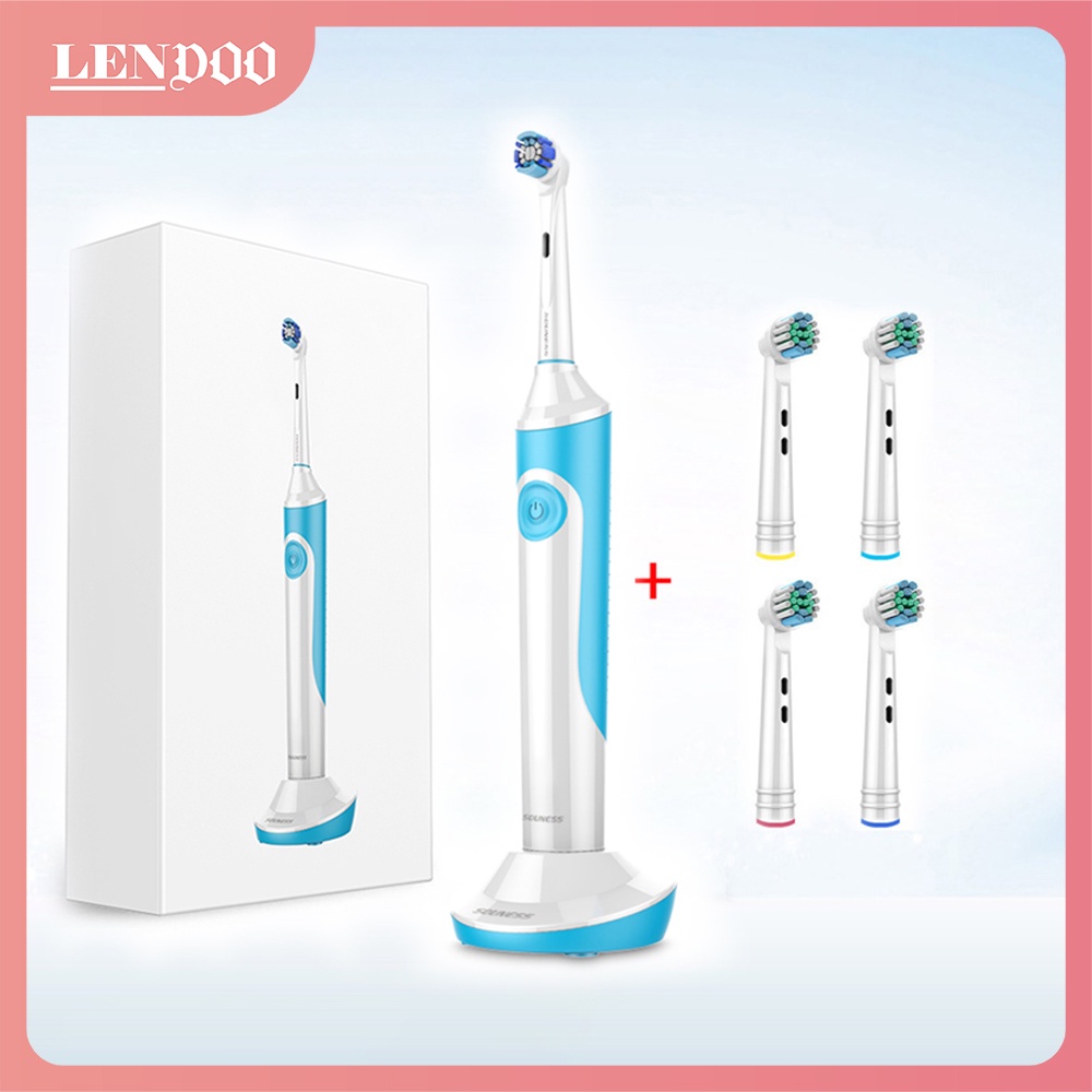 (2 Year Warranty) Electric Toothbrush Rotation Type Powered Safe