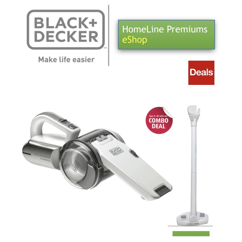 BLACK+DECKER PV1820LF LITHIUMION 18V DUSTBUSTER PIVOT HAND VACUUM WITH FREE FLOOR [PACKED