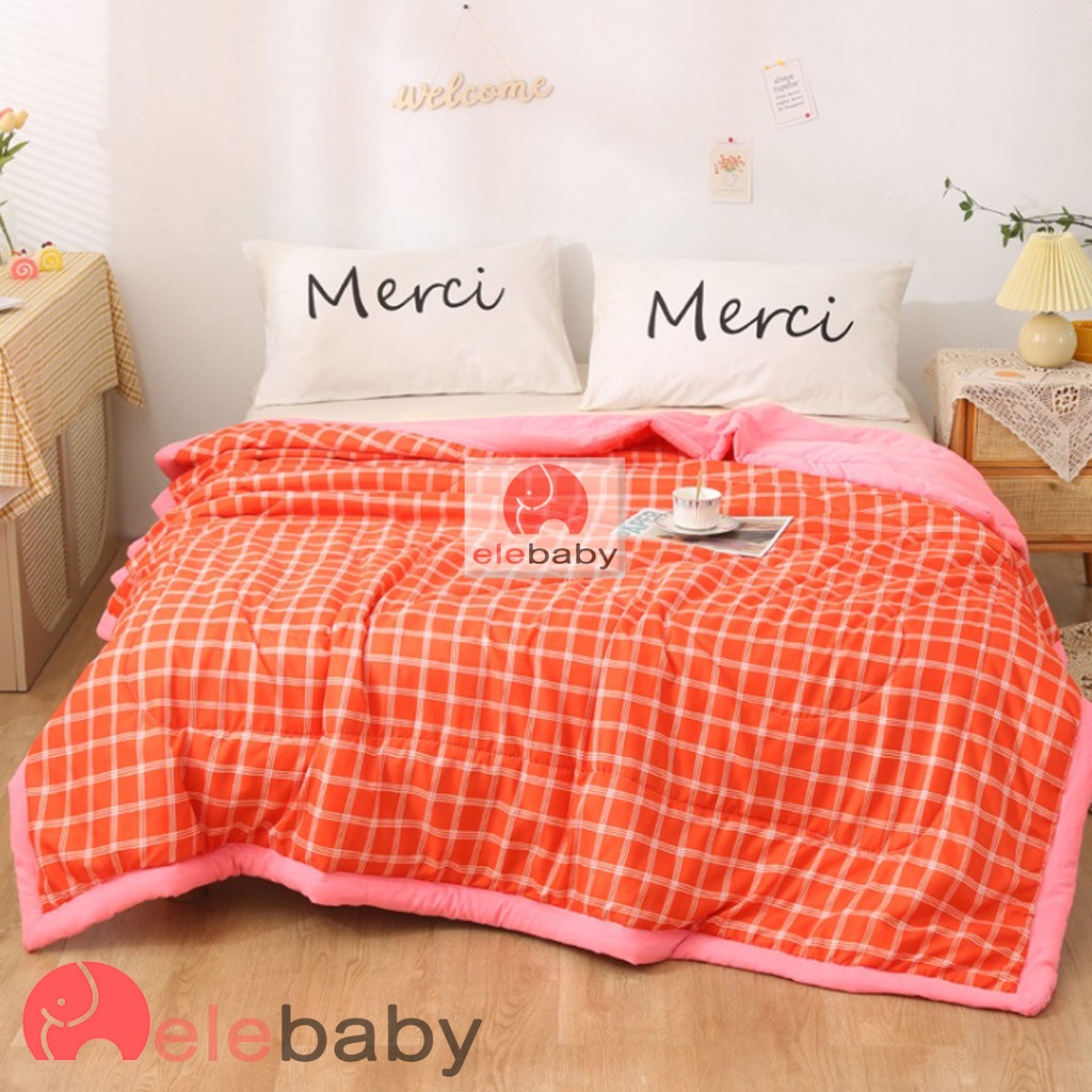 elebaby BLANKET COTTON SUPER SOFT SUMMER BLANKET WASHABLE QUILT