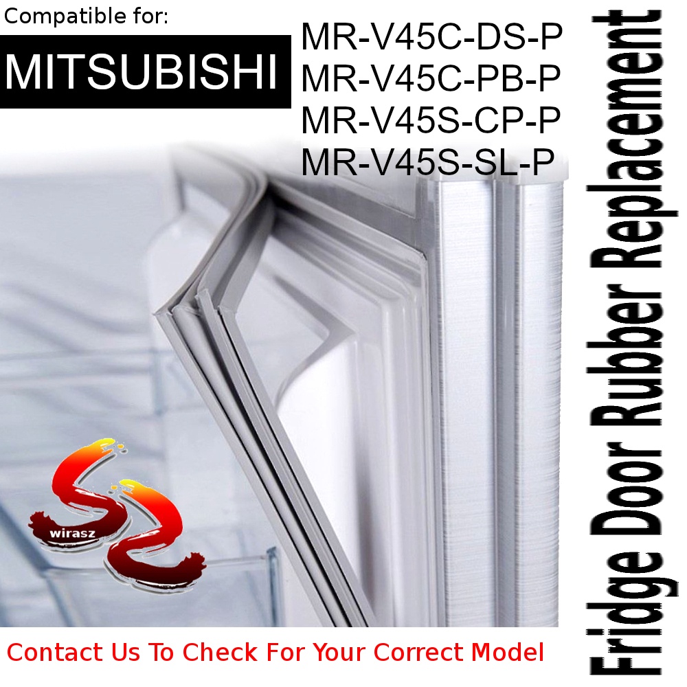 Mitsubishi Refrigerator Fridge Door Seal Gasket Rubber Replacement MR