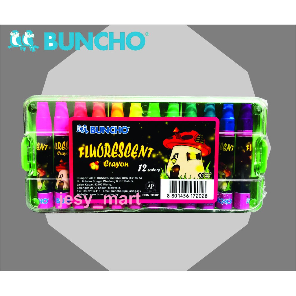 BUNCHO OIL PASTEL 12'S - FLUORESCENT | Shopee Malaysia