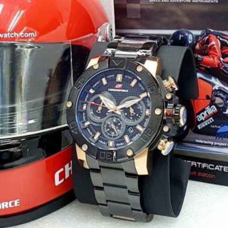 Chronoforce Evolution S Original Stainless Steel Chain Chronograph ...