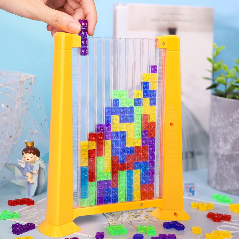 Russian Blocks Tangram Tetris Jigsaw Puzzle Toys70pcs puzzles family ...