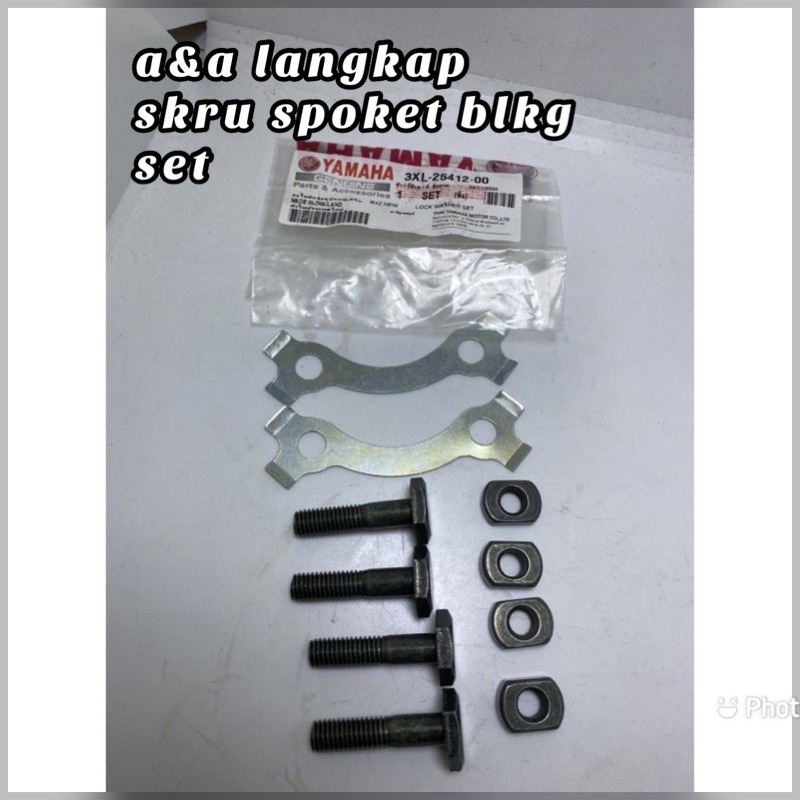 SKRU SPOKET SET BLKG YAMAHA 125zr/rxz | Shopee Malaysia