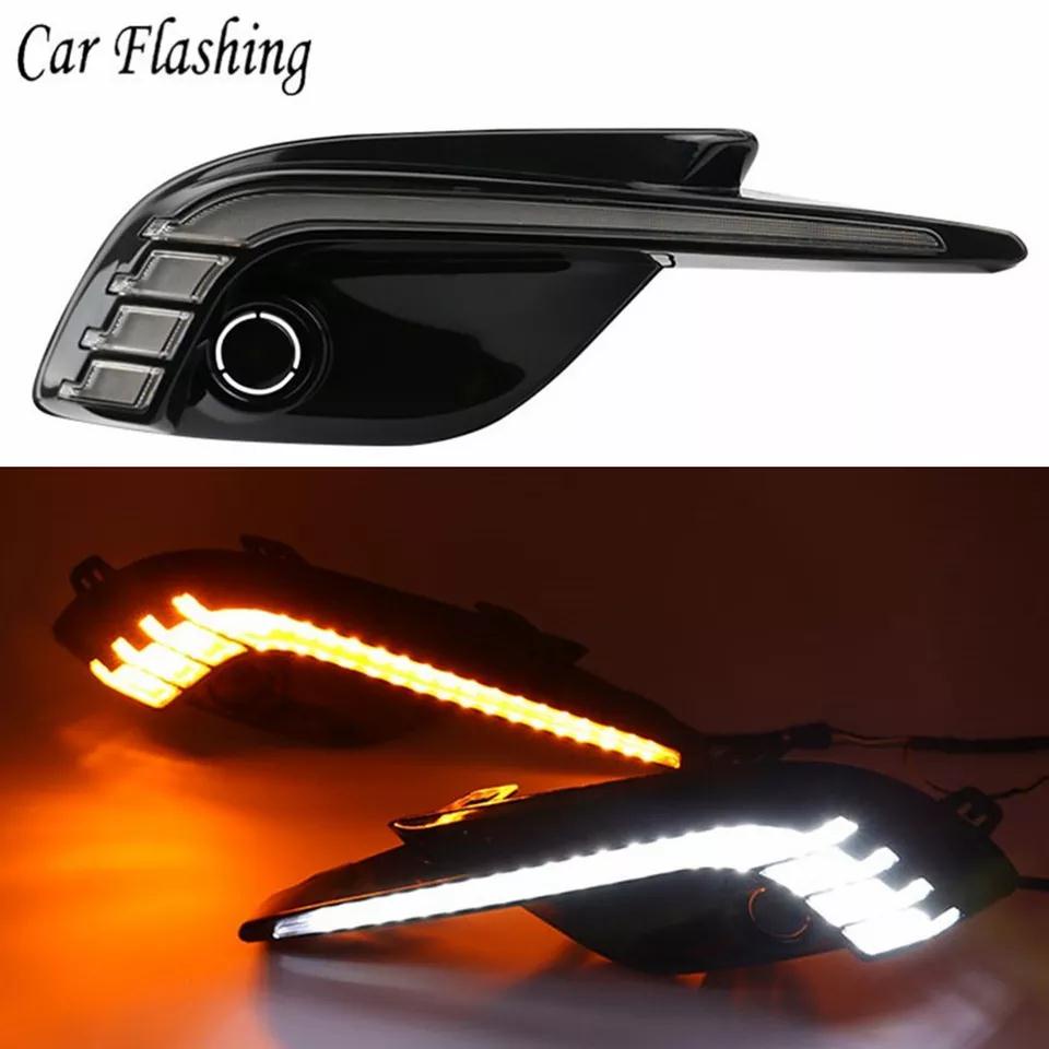 1Pair DRL For Mazda 3 Mazda3 Axela 2017 2018 Daytime Running Lights fog