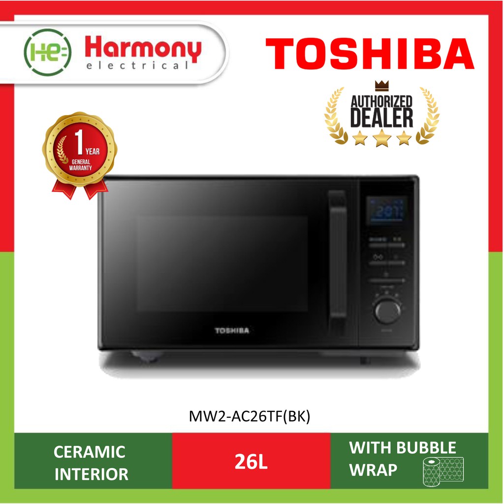 (OFFER) TOSHIBA 26L Microwave Oven Grill Convection Oven MW2AC26TF(BK