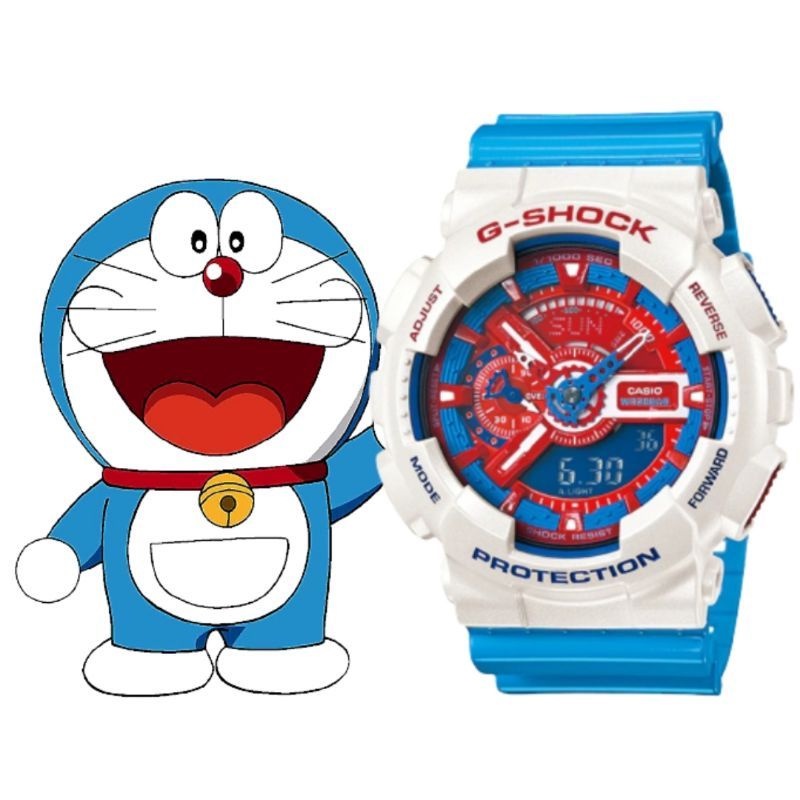 GSK GA 110AC 7AJF DORAEMON WHITE BLUE RED PREMIUM COPY ORIGINAL 1 1 Shopee Malaysia