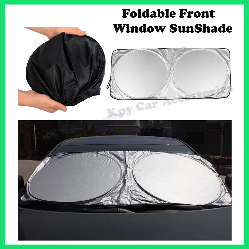 Car Window SunShade Jumbo Diamond Laser Foldable Stylish Sun Visor