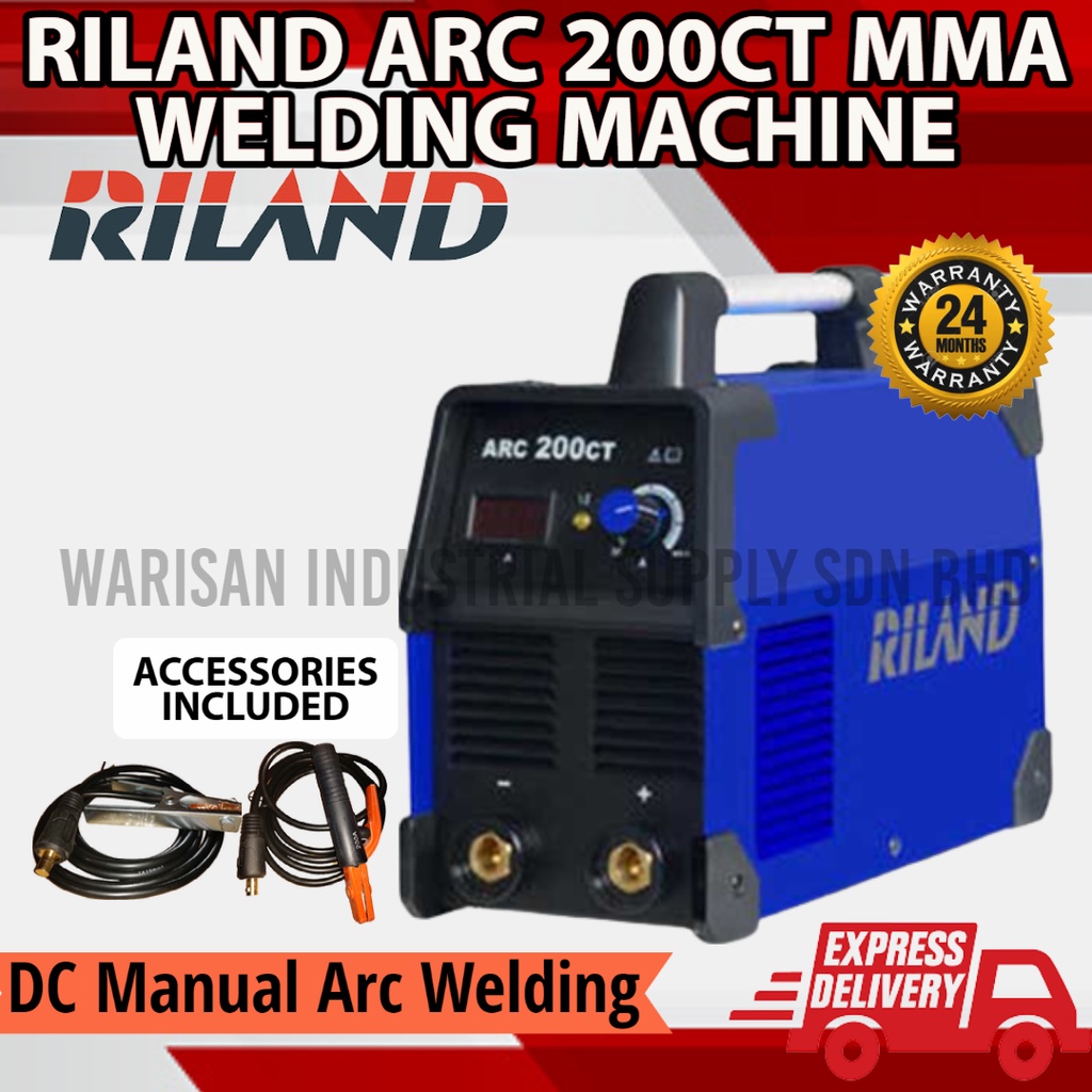 Riland ARC200CT Welding Machine Complete Set (2 Years Warranty ...