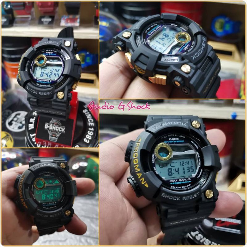 GWF 1000G GWF1000G Black GOLD Frogman PREMIUM Copy 1 1 Autolight Shopee Malaysia