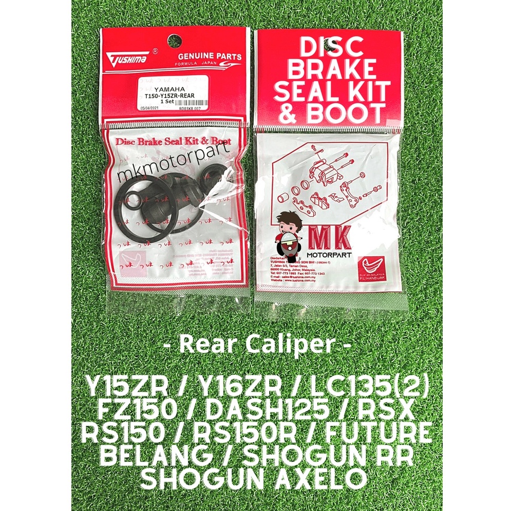 REAR Disc Brake Seal Kit & Boot Caliper Rubber Y15zR Y16 LC135 5s FZ150
