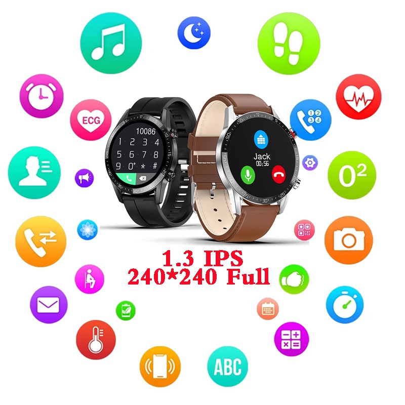 Smart Watch Business Men Bluetooth Answer Calling Men Phone Watches ECG