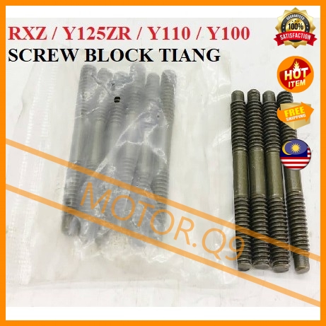 Yamaha RXZ / Y125Z / Y110 / Y100 Bold Stud Screw Block Tiang Racing ...