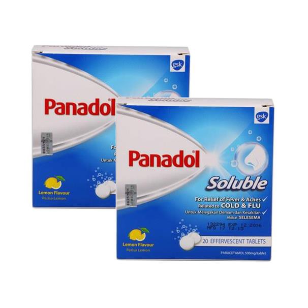 Panadol Soluble Larut dalam Air 20's | Shopee Malaysia