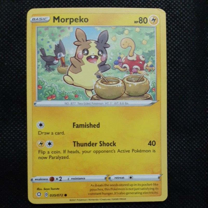 Pokemon Card TCG: (NON HOLO) Morpeko 035/072, 109/264, 179/264, 098/163,  073/192 100%Original Pokemon Card | Shopee Malaysia