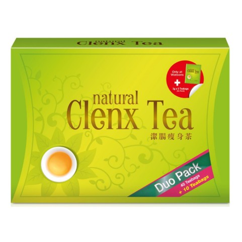 NH Detoxlim Natural Clenx Tea Duo Pack (3g x 40's + 10's + 5's) / (120 ...