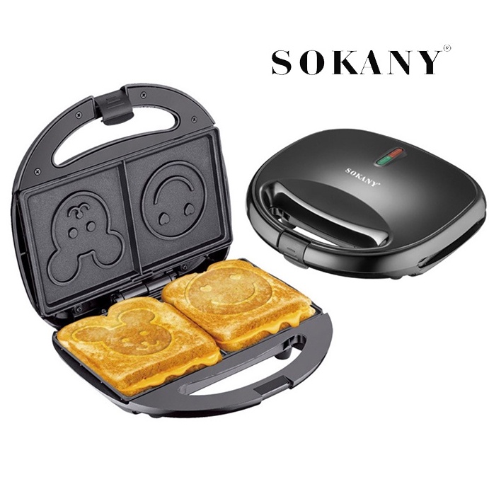 Sandwich Toaster Smiley Face Pattern Shopee Malaysia